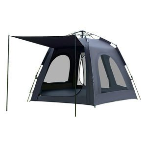 เต็นท์พับได้อัตโนมัติแบบพกพาสำหรับตั้งแคมป์กลางแจ้ง ป้องกันฝน ป้องกันแดด รูปทรงหกเหลี่ยม หนาพิเศษ - Product Image 5
