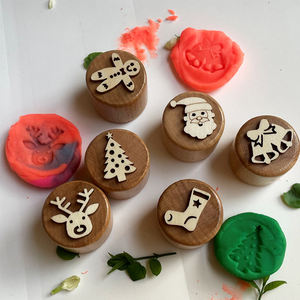 Timbro in Legno Naturale per Pasta Modellabile, Artigianato Fatto a Mano - Product Image 4