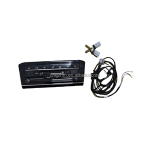 Panel de control <span class=keywords><strong>t</strong></span>áctil de aire acondicionado, interruptor de control de aire acondicionado LCD calentado 17G907044AR/AN con marco, para MQB Tiguanl - Product Image 5