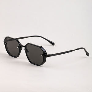 LBA แว่นกันแดดสี่เหลี่ยมสไตล์วินเทจสำหรับผู้ชายแว่นกันแดดไนลอนไร้กรอบทรงสี่เหลี่ยมแบรนด์แฟชั่น3501ออกแบบโลโก้ได้ตามต้องการ - Product Image 4