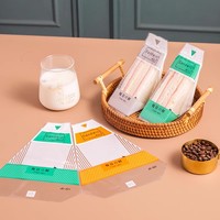 Kantong Plastik Segitiga Transparan Grosir dengan Penyangga Kertas untuk Kemasan Sandwich Deli