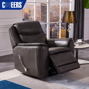 MANWAH CHEER Sofá Seccional Eléctrico de Cuero Genuino de Lujo, Moderno y en Oferta, Juego de Sofás de <span class=keywords><strong>3</strong></span>, 2 y 1 Plaza para Sala de Estar - Product Image 4