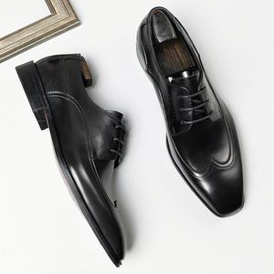 Nouvelle collection d'automne du créateur original, chaussures pour hommes en cuir véritable, style britannique, axées sur le business avec des caractéristiques distinctives - Product Image 2