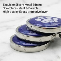 Microchip et étiquette RFID pour animaux de compagnie de haute qualité, mini, NFC, PVC, étanche, avec puce NTAG424 pour chiens et chats