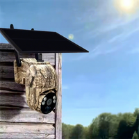 Caméra de chasse 4G LTE avec détection PIR, alimentation solaire, vision nocturne, panoramique/inclinaison, pour la surveillance extérieure et la sécurité de la faune.