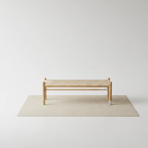 ม้านั่งไม้เคนโซ ผลิตจากไม้เนื้อแข็ง พร้อมเบาะทอแบบแฮนด์เมด ให้ความอบอุ่นเป็นธรรมชาติ ทนทาน และมีสไตล์มินิมอลเหนือกาลเวลา - Product Image 6