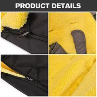 Poussette chaude en laine mérinos Premium pour sac de couchage pour bébé chancelière