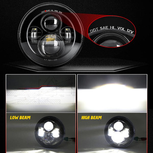 ชุดไฟหน้า LED ขนาด 7 นิ้ว สำหรับรถจี๊ป พร้อมชุดไฟตัดหมอกขนาด 4 นิ้ว สำหรับรุ่น JK ปี 07-17 อัพเกรด - Product Image 4