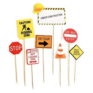 Construction Vehicle Cake Toppers Paper Birthday Decorations Reusable Party Supplies for Boys Birthday - Product Image 4