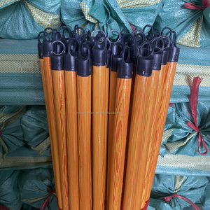 Palo de escoba de madera de 120X2, 2CM con cabeza de escoba de PVC y mango de recogedor hecho a mano de Vietnam + 84 961 633 908 - Product Image 1