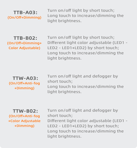 ใหม่ DC12V/24V <span class=keywords><strong>ป</strong></span>ุ่มเดียวสวิทช์เซ็นเซอร์ LED แบบสัมผัสสวิตช์5A 60W อุ<span class=keywords><strong>ป</strong></span>นัยสำหรับแสดงอุณหภูมิเวลาสำหรับกระจกห้องน้ำหรี่ - Product Image 5