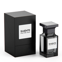 Boîte supérieure et inférieure rigide à impression personnalisée conception libre Boîte d'emballage de bouteille de parfum Boîte de parfum unique de luxe en carton