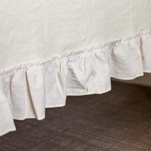 Hot Selling <strong>Rectangle</strong> Durable Simple Exquisite Ruffle Trimmed Decorative <strong>Tablecloth</strong> for Wedding Hotel Party - Product Image 6