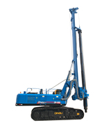 Perceuse hydraulique diesel DR-220 pour pieux, profondeur 50m - Machine de forage avec moteur Cummins pour la construction