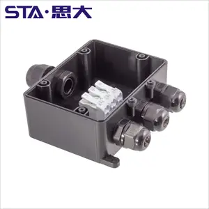 IP68 outdoor electronic plastic terminal connecting waterproof cable junction box plastic ip68 waterproof connector junction box