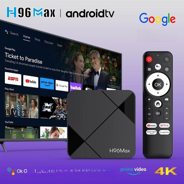 Android TV Box Set Top Box Rockchip RK3518 Quad Core Cortex-A53 2GB RAM 8GB ROM Android 14 4K H.265 WiFi6 BT5.4 USB3.0 HD2.0 OEM