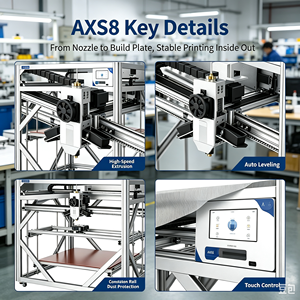 Las Impresoras 3D de la Serie AX-S8 son Impresoras 3D Industriales Potentes para la Impresión 3D de Varios Tipos de Modelos. - Product Image 4