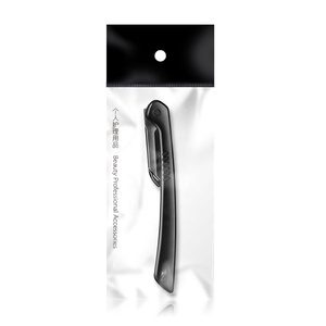 MAYFAIRY Disposable Stainless Steel Eyebrow Razor <strong>Trimmer</strong> Rounded Blade <strong>Black</strong> Shaping Cosmetic Tool Facial Hair Remover - Product Image 6