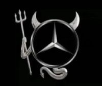 2X pour Mercedes Benz W203 W240 W209 R199 C SLK CLK SLR Classe LED Logo de Porte de Voiture Projecteur Ombre Fantôme Lumière de Bienvenue Accessoires