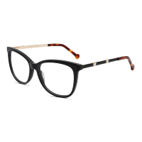 Lunettes métalliques tendance pour femmes, légères, style rond, port confortable avec une forme de visage élégante en diamant, assorties à DJ ES6090