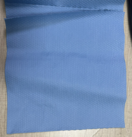 Rouleau de lingettes non tissées industrielles Jumbo jetables bleues pour l'atelier chiffon adapté au nettoyage des serviettes en papier