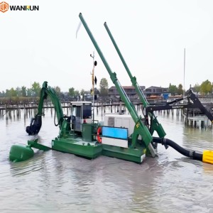 Draga Anfibia Compacta con Motor Diésel, Modelo Swamp King, para Dragado de Arena a Pequeña Escala y Limpieza Acuática - Product Image 2