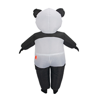Costume de panda géant gonflable pour adulte, convient aux personnes de 1,5 à 2 m. Idéal pour Noël, le cosplay, les fêtes, les spectacles sur scène et les bals masqués