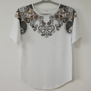 T-shirt à fond rond en Polyester pour hommes, RPET, 65% coton, matelassé, 35% g, 200gsm - Product Image 1
