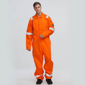 Factory <strong>Supply</strong> Bule EN Standard Mechanics Metals Industry Fire Resistant <strong>Suit</strong> Fire Retardant FR Fireproof Coverall - Product Image 5