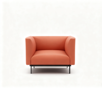 Ensemble de canapés modulaires modernes, canapé lounge en cuir de luxe 3 places pour salon |   Grand canapé de bureau classique
