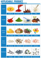 Verticale Zakzak Zakje Stok Tomatenpuree Bakolie Honingsaus Ketchup Vloeibare Automatische Vulling Seal Verpakkingsmachine