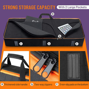 <span class=keywords><strong>Housse</strong></span> de rangement universelle épaisse pour orgue électronique pour <span class=keywords><strong>clavier</strong></span> de piano <span class=keywords><strong>61</strong></span> <span class=keywords><strong>touches</strong></span> 88 <span class=keywords><strong>touches</strong></span> Sac de transport Yamaha pour Casio Autres - Product Image 4