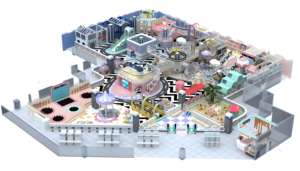 Équipement de terrain de jeu intérieur pour enfants vendu en usine commerciale <span class=keywords><strong>Structure</strong></span> de jeu certifiée CE Capacité de 500kg Garantie de 3 ans - Product Image 5