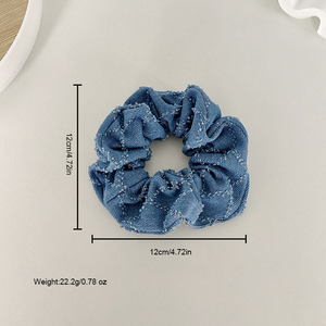 Accessori per Capelli con Stampa Floreale Coreana, Elastici Decorativi Economici per Coda di Cavallo, per Uso Quotidiano Femminile - Product Image 3