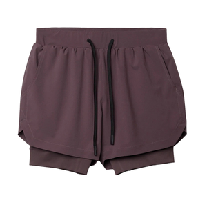 Evertop Custom Men's Solid Tech Gym Shorts Breathable Quick Dry Elastic Waist Pockets Casual Fitness <b>Boxer</b> Mid Waist Hot - Product Image 1