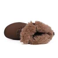 Bottes de travail montantes à logo personnalisé Chaussures pieds nus de trekking antidérapantes en cuir microfibre légères pour l'hiver pour l'automne