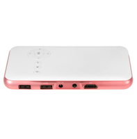 Aun — Mini-projecteur de poche LED HD, appareil intelligent sans fil, port USB, vidéo, wi-fi, pour Home cinéma, Android