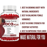 Fabricant Maca Plus Gummy pour l'augmentation et le raffermissement des fesses, des cuisses et des hanches, favorisant des courbes BBL, bonbons gélifiés
