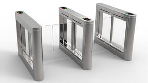 Tourniquet piétonnier imperméable de la porte rf de barrière d'aileron d'oscillation de ruelle de tourniquet d'accès de passage - Product Image 5