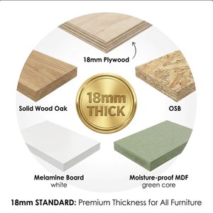 <span class=keywords><strong>Dressing</strong></span> modulaire |   Armoire combinée avec coiffeuse et étagères ouvertes |   Meubles de chambre à coucher ODM/OEM pour gagner de la place - Product Image 4
