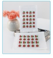 20 Patchs Hydrocolloïdes à l'Huile Essentielle de Fraise et de Cerise pour l'Acné, Autocollants Portables pour Soins Cutanés Ciblés