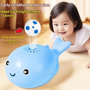 Jouets de bain pour tout-petits améliorés pour les enfants de 1 à 3 ans Jouet de bain dauphin lumineux avec arroseur - Product Image 2