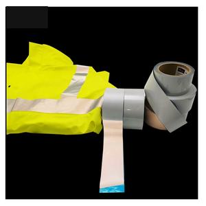 شريط عاكس فضي عالي الوضوح 100% بوليستر، فيلم نقل حراري، ملابس رياضية عالية الانعكاس، سترات جري عاكسة، فينيل عاكس - Product Image 2