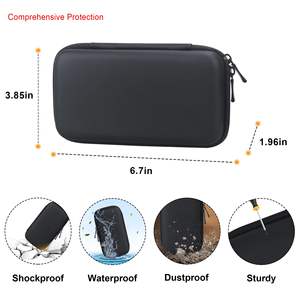 Personalizado impermeável EVA armazenamento saco para diabético teste kit medidor de glicose <span class=keywords><strong>monitor</strong></span> caso - Product Image 3