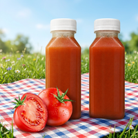 Concentré de jus de tomate aromatisé Nihewan OEM/ODM en vrac, boisson faible en gras pour les commerces