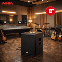 VAMAV NOVA LX112SUB Subwoofer 12 pouces, enceinte pour DJ, équipement audio, 700W RMS, 1400W crête, boîtier en bois, puissance pour scène, soirée, fête, concert professionnel