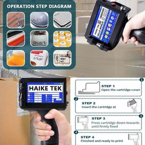 TIJ手動ロゴハンドヘルドポータブルミニインクジェットプリンターオンラインバッチコーディング機 - Product Image 5