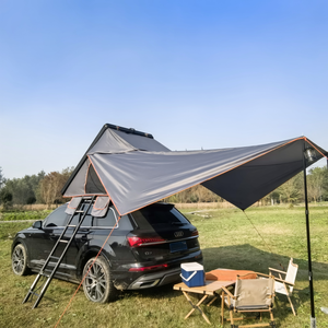 เต็นท์หลังคารถยนต์อลูมิเนียมสำหรับ 4 คน ยี่ห้อ SBT Outdoor Camping รุ่น Hard Rooftop Tents แบบเปลือกหอยขนาดใหญ่ - Product Image 5