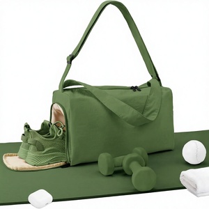 Bolsa Deportiva Unisex Pequeña con Compartimento para Zapatos y Bolsillo Impermeable, Bolsa <span class=keywords><strong>de</strong></span> Viaje Ligera <span class=keywords><strong>de</strong></span> Poliéster para Gimnasio, Yoga, Pilates, Natación - Product Image 1