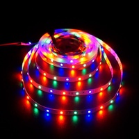 Bande lumineuse LED RGB 5V, modèle 5050, basse tension, USB, lumière d'ambiance pour téléviseur, barre lumineuse musicale à intensité variable
